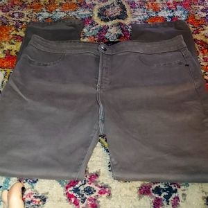 Womens Size 14 NYDJ Army Green Skinny Jean!